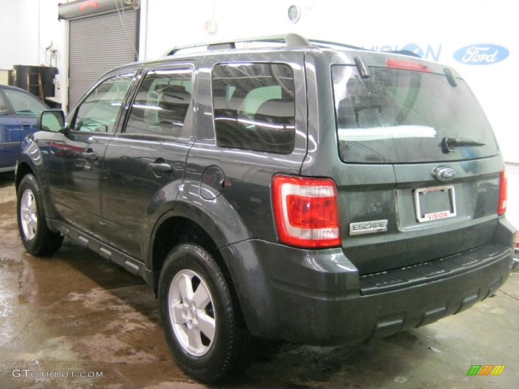 2009 Escape XLT - Black Pearl Slate Metallic / Charcoal photo #16