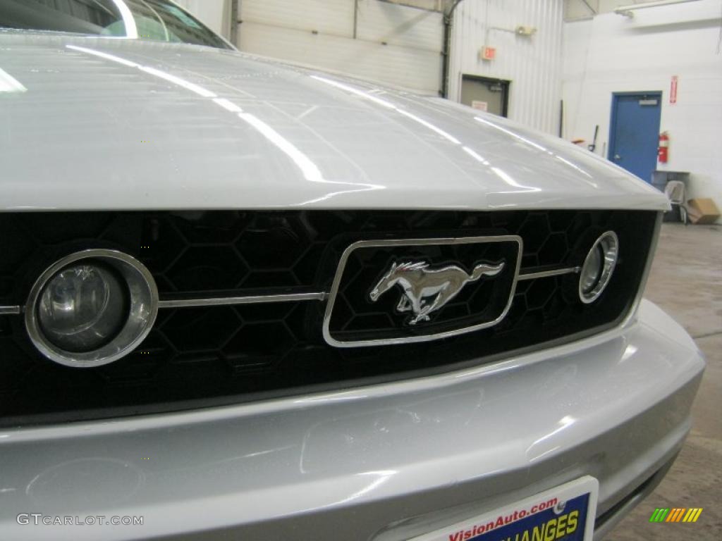 2007 Mustang V6 Premium Convertible - Satin Silver Metallic / Light Graphite photo #15