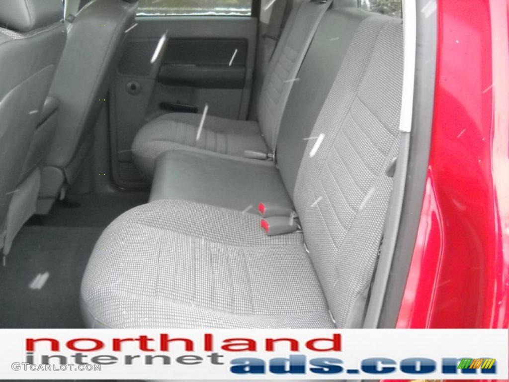 2007 Ram 1500 ST Quad Cab 4x4 - Flame Red / Medium Slate Gray photo #15