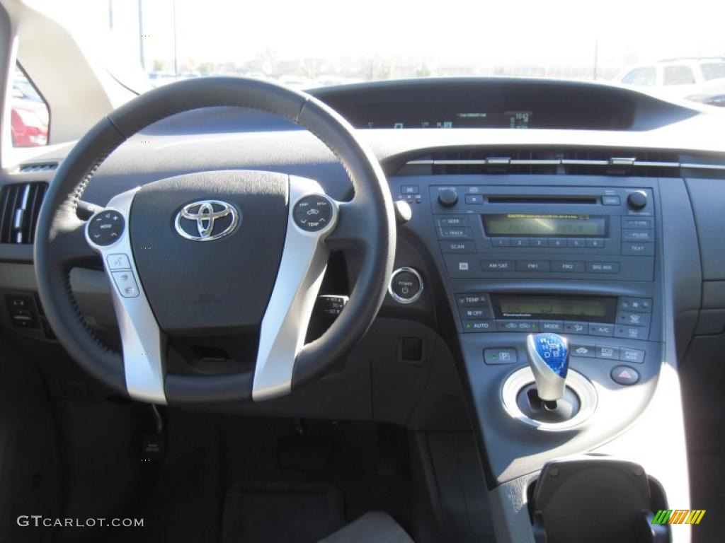 2011 Toyota Prius Hybrid IV Dark Gray Dashboard Photo #44278429