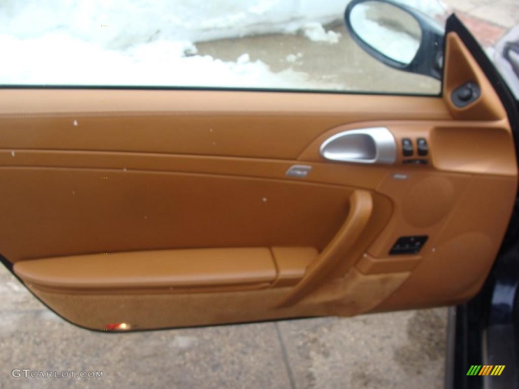 2008 911 Turbo Cabriolet - Midnight Blue Metallic / Natural Brown photo #8