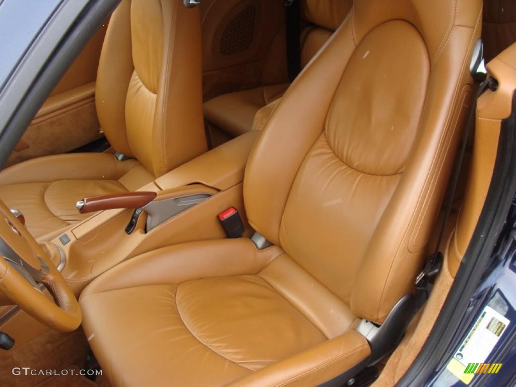 Natural Brown Interior 2008 Porsche 911 Turbo Cabriolet Photo #44279885