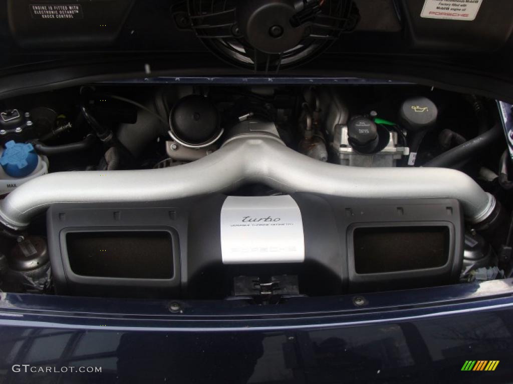 2008 Porsche 911 Turbo Cabriolet 3.6 Liter Twin-Turbocharged DOHC 24V VarioCam Flat 6 Cylinder Engine Photo #44280001