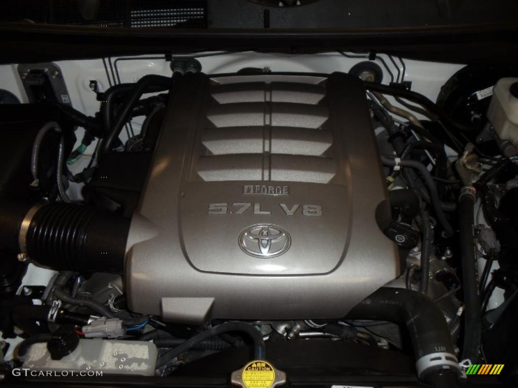 2008 Tundra Limited Double Cab - Super White / Beige photo #23