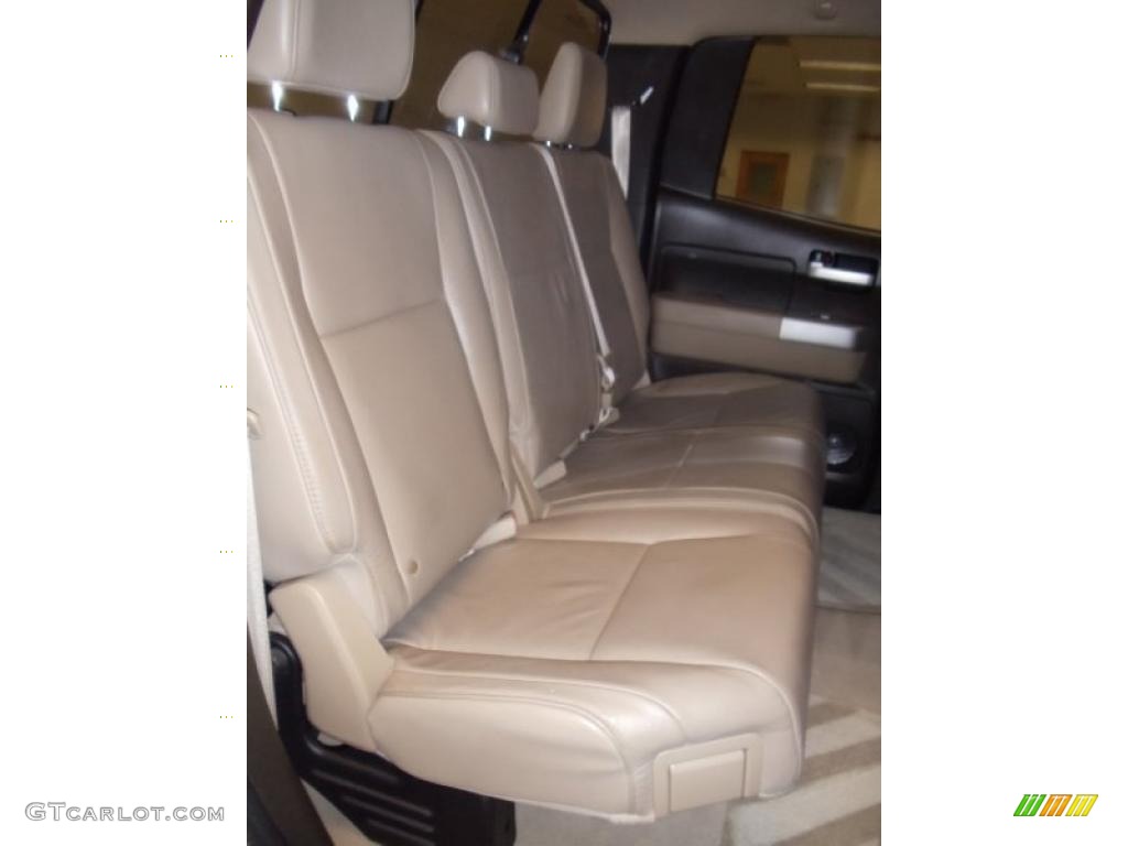 2008 Tundra Limited Double Cab - Super White / Beige photo #27
