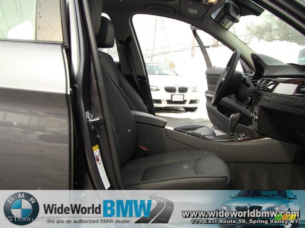 2008 3 Series 328xi Sedan - Sparkling Graphite Metallic / Black photo #9
