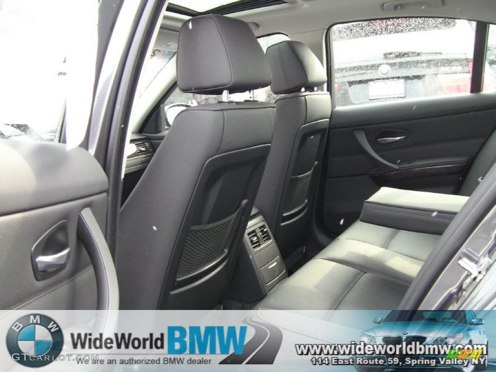 2008 3 Series 328xi Sedan - Sparkling Graphite Metallic / Black photo #10