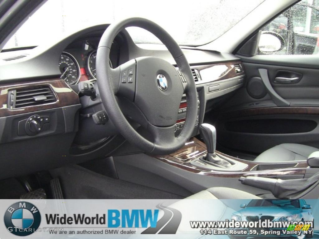 2008 3 Series 328xi Sedan - Sparkling Graphite Metallic / Black photo #11