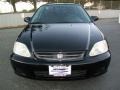 2000 Flamenco Black Pearl Honda Civic EX Coupe  photo #8