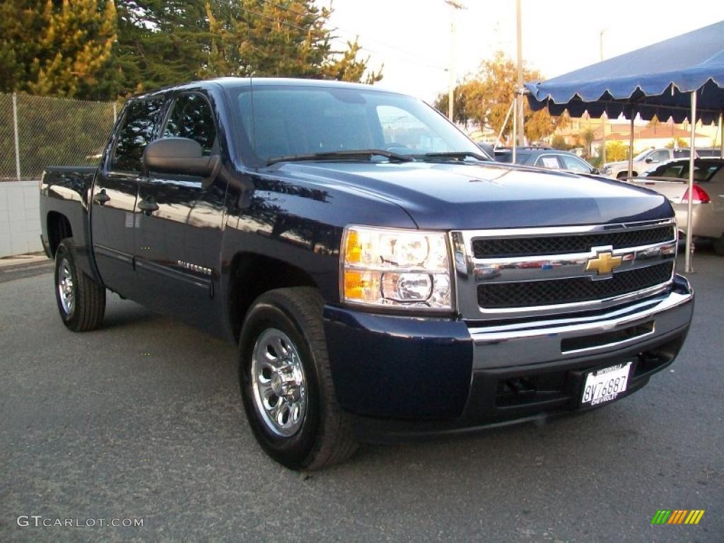 2010 Silverado 1500 LT Crew Cab 4x4 - Imperial Blue Metallic / Ebony photo #1