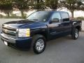 2010 Imperial Blue Metallic Chevrolet Silverado 1500 LT Crew Cab 4x4  photo #7