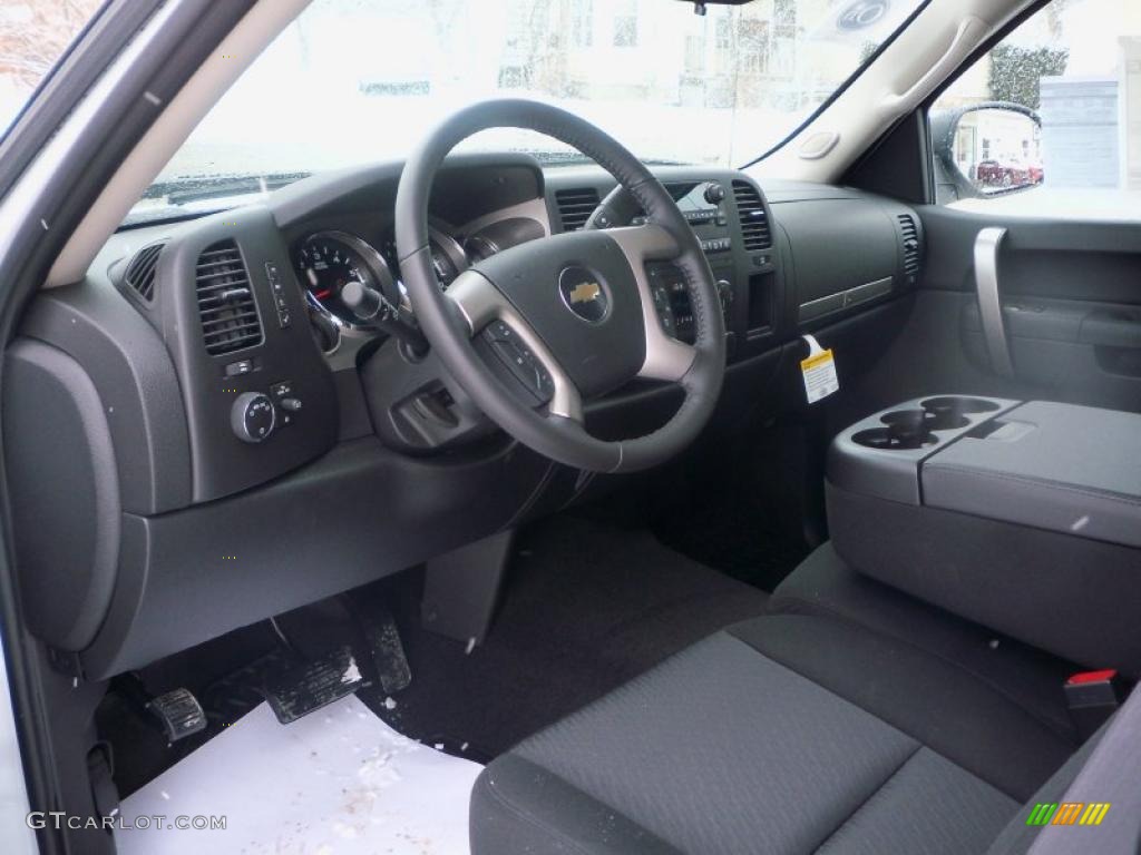 2011 Silverado 1500 LT Extended Cab 4x4 - Summit White / Ebony photo #22