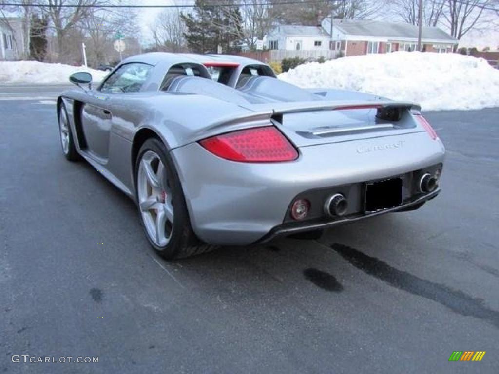GT Silver Metallic 2005 Porsche Carrera GT Standard Carrera GT Model Exterior Photo #44289396