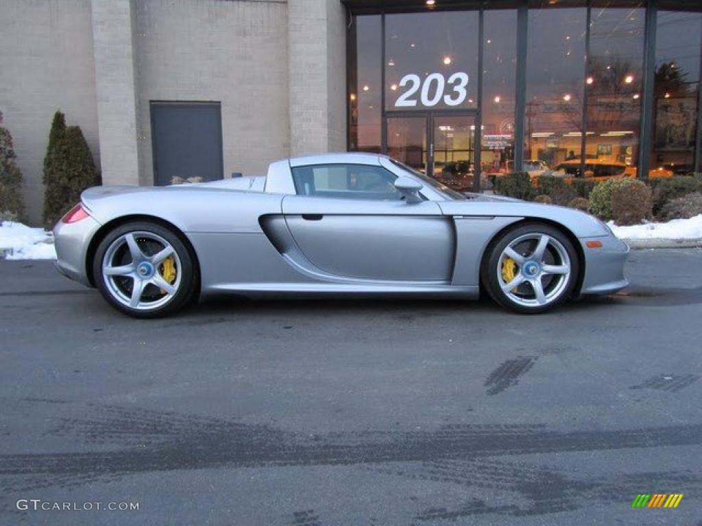 GT Silver Metallic 2005 Porsche Carrera GT Standard Carrera GT Model Exterior Photo #44289420
