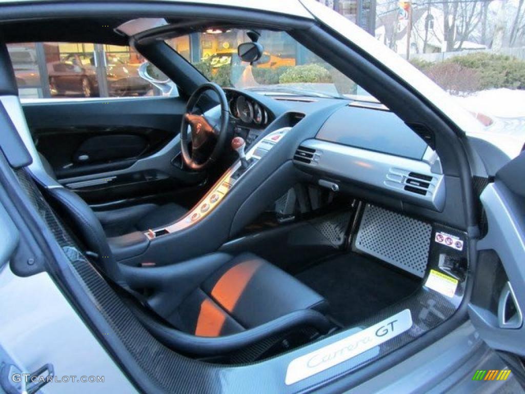 Dark Grey Natural Leather Interior 2005 Porsche Carrera GT Standard Carrera GT Model Photo #44289504