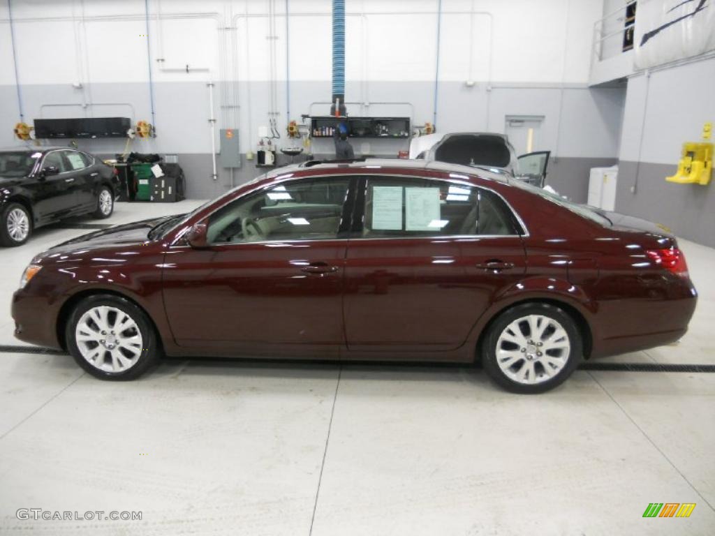2008 Avalon XLS - Cassis Red Pearl / Ivory Beige photo #8