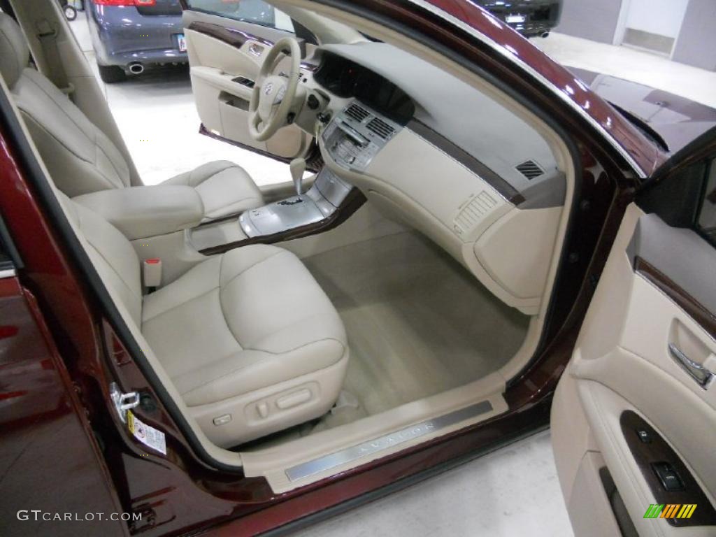 2008 Avalon XLS - Cassis Red Pearl / Ivory Beige photo #12