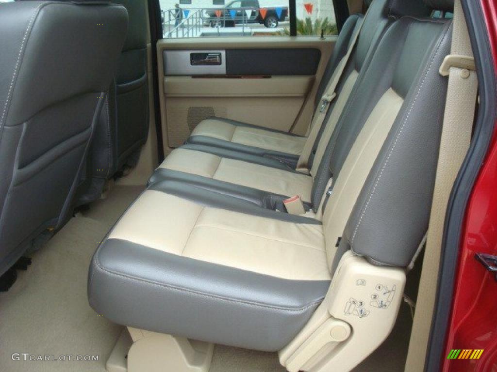 Charcoal Black/Camel Interior 2008 Ford Expedition EL Eddie Bauer Photo #44290020