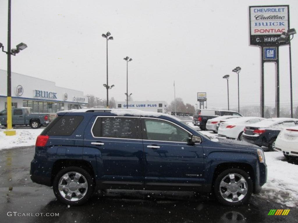 Atlantic Blue Metallic 2010 GMC Terrain SLT AWD Exterior Photo #44292020