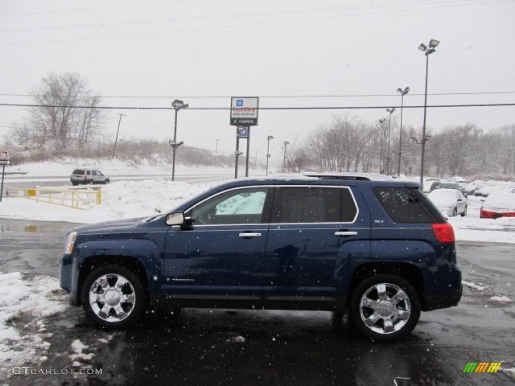 Atlantic Blue Metallic 2010 GMC Terrain SLT AWD Exterior Photo #44292080