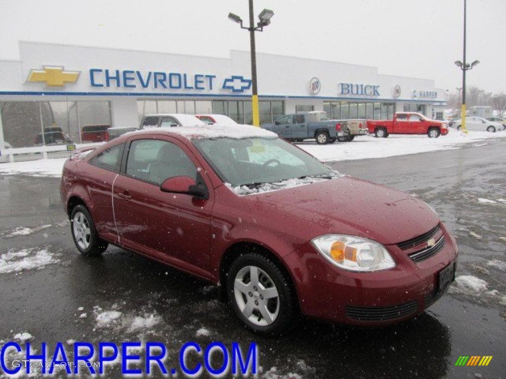 2007 Cobalt LT Coupe - Sport Red Tint Coat / Gray photo #1