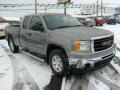 2009 Steel Gray Metallic GMC Sierra 1500 SLE Extended Cab 4x4  photo #1