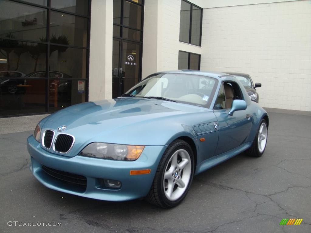 1998 Z3 2.8 Roadster - Atlanta Blue Metallic / Beige photo #1