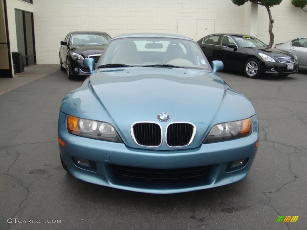 1998 Z3 2.8 Roadster - Atlanta Blue Metallic / Beige photo #2