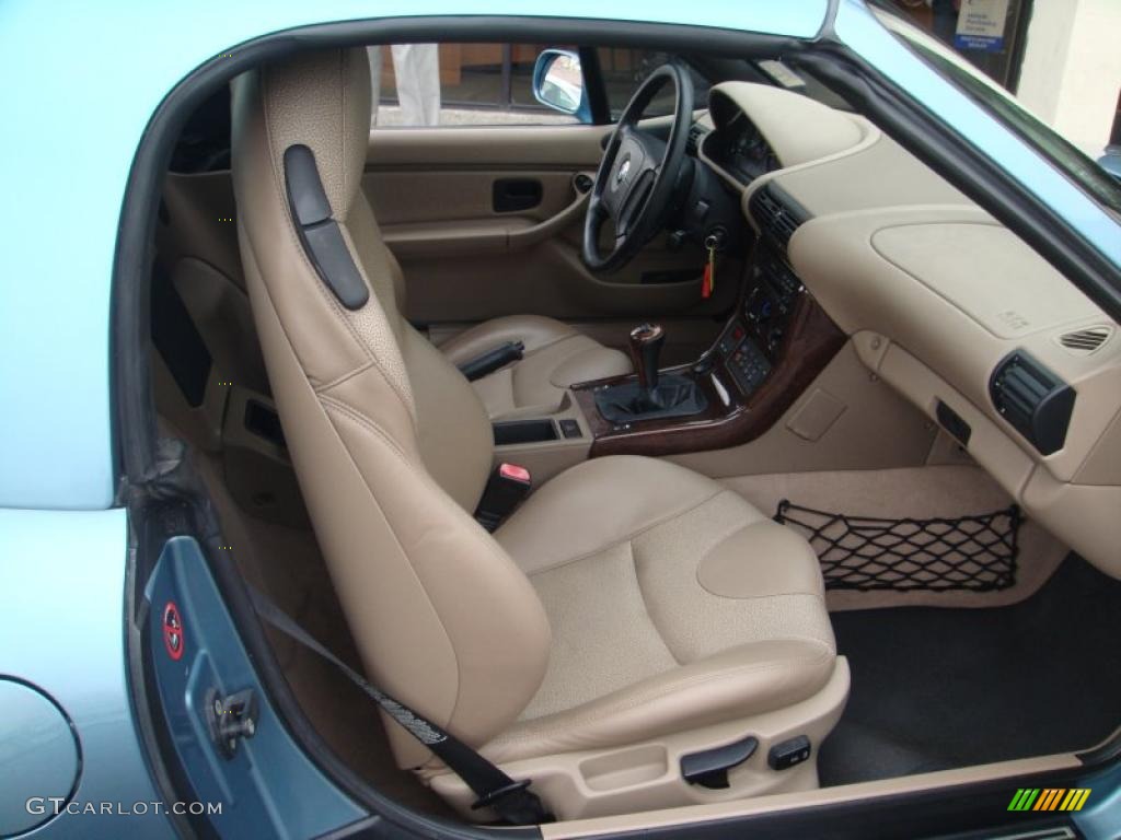 Beige Interior 1998 BMW Z3 2.8 Roadster Photo #44295196