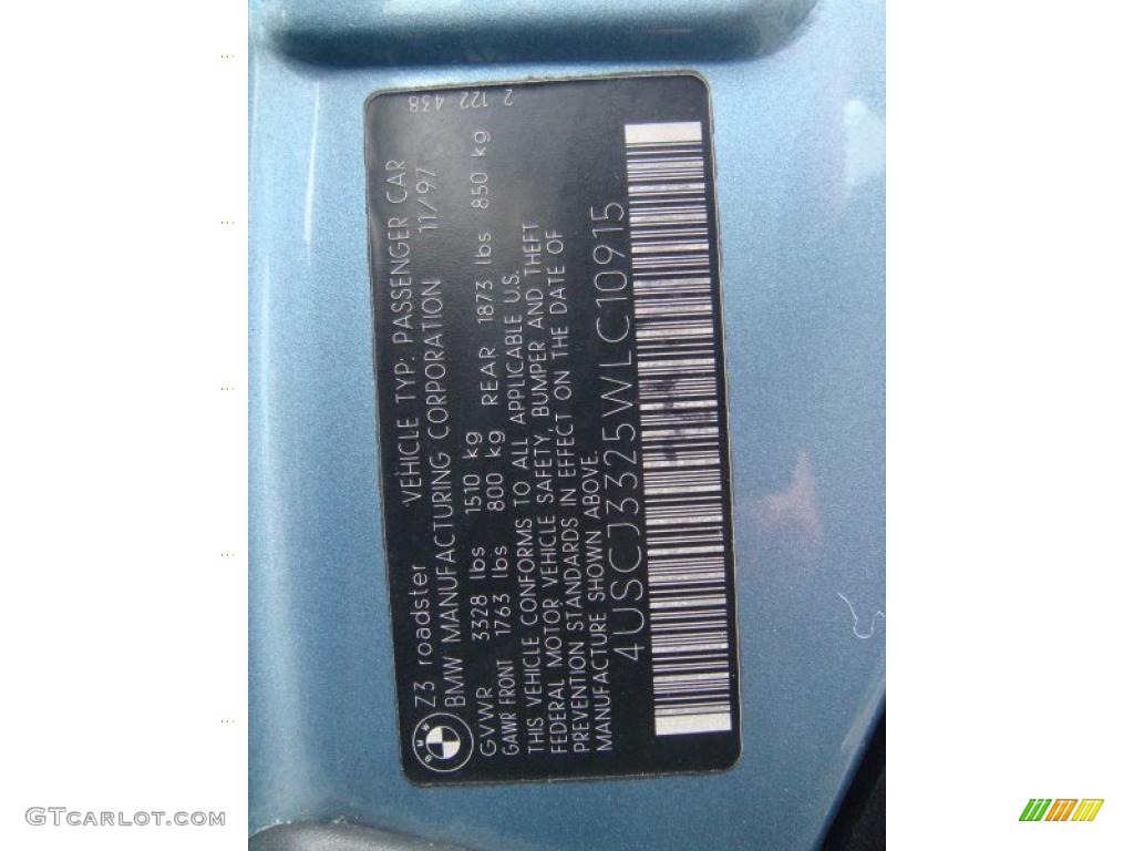 1998 Z3 2.8 Roadster - Atlanta Blue Metallic / Beige photo #23