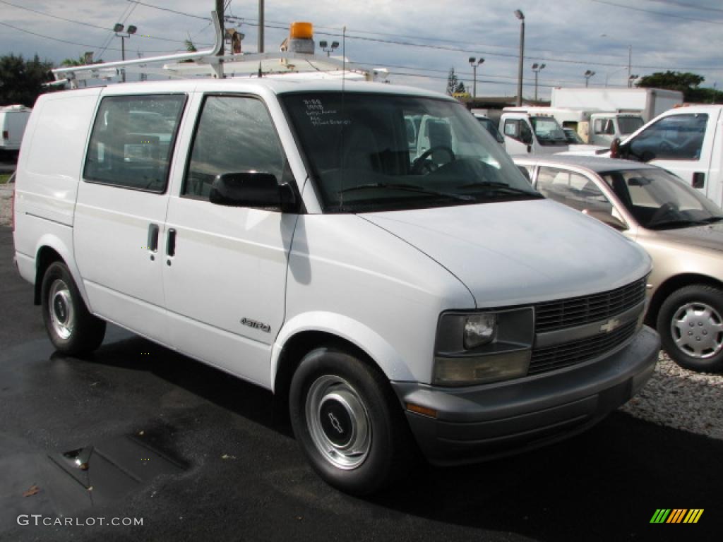 White Chevrolet Astro