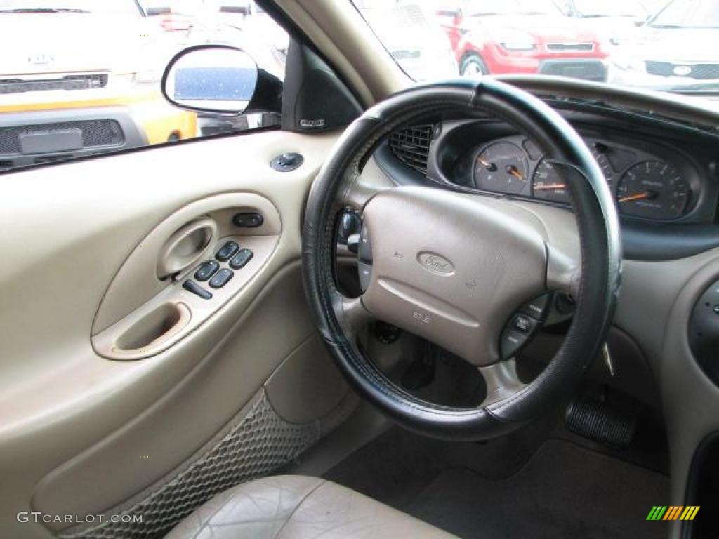 1998 Taurus SE - Dark Green Satin Metallic / Medium Prairie Tan photo #16