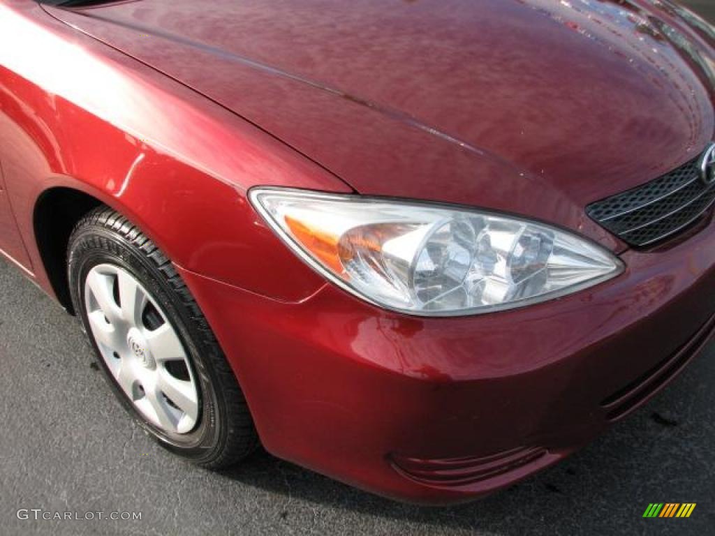 2003 Camry LE - Salsa Red Pearl / Stone photo #2