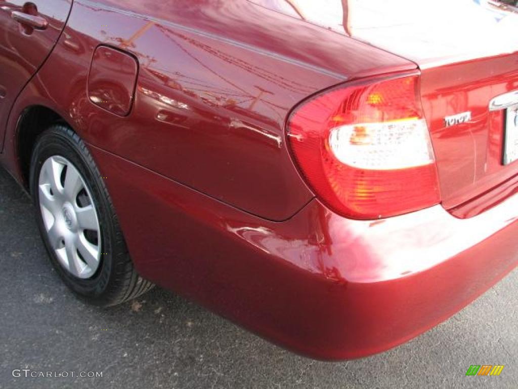 2003 Camry LE - Salsa Red Pearl / Stone photo #8