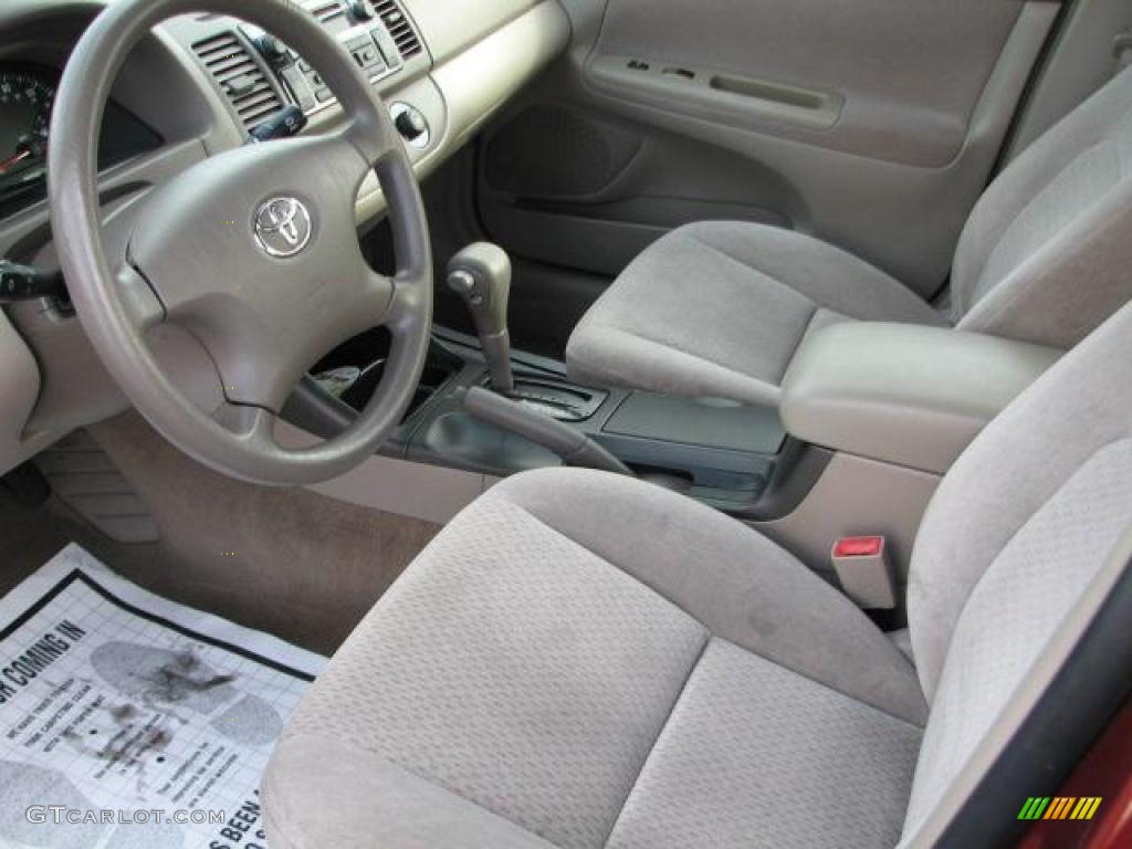 2003 Camry LE - Salsa Red Pearl / Stone photo #20