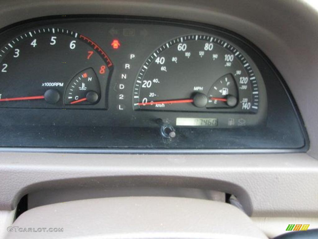 2003 Camry LE - Salsa Red Pearl / Stone photo #21