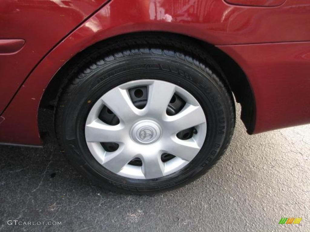 2003 Camry LE - Salsa Red Pearl / Stone photo #23