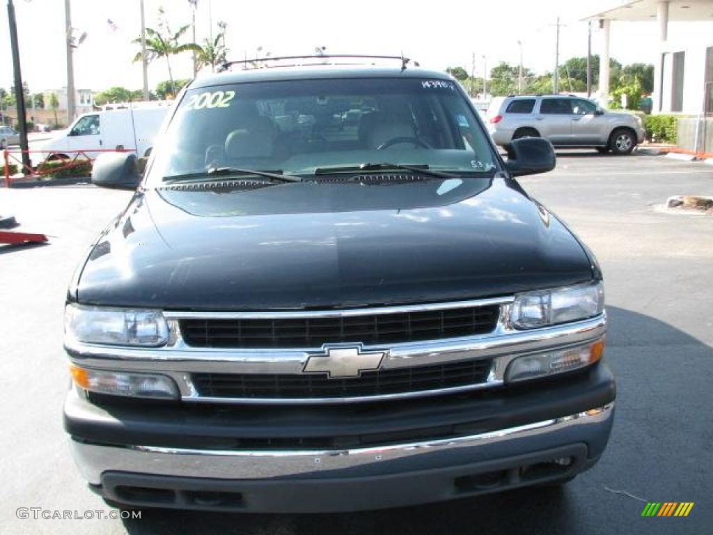 2002 Tahoe LS - Onyx Black / Tan/Neutral photo #3