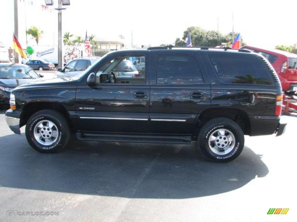 2002 Tahoe LS - Onyx Black / Tan/Neutral photo #6