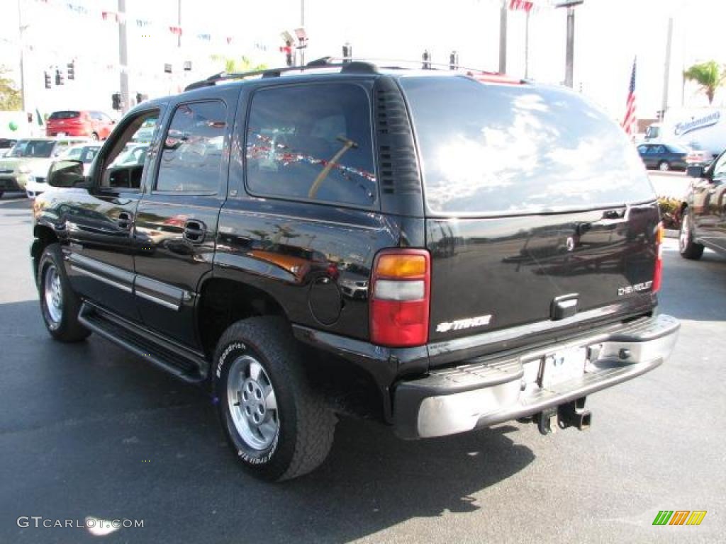 2002 Tahoe LS - Onyx Black / Tan/Neutral photo #7