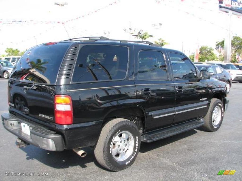 2002 Tahoe LS - Onyx Black / Tan/Neutral photo #11