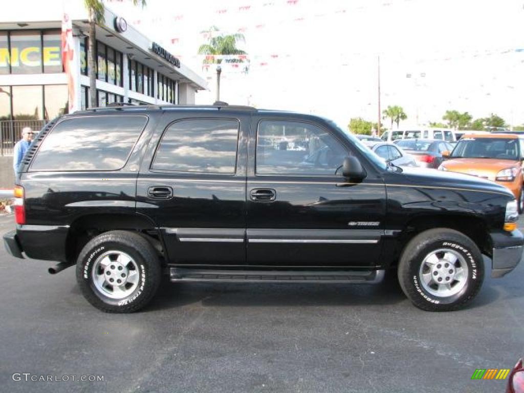 2002 Tahoe LS - Onyx Black / Tan/Neutral photo #13
