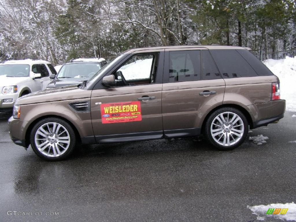 2010 Range Rover Sport HSE - Nara Bronze / Premium Arabica/Arabica Stitching photo #10