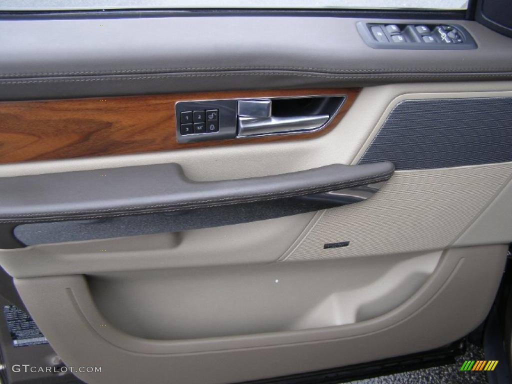 2010 Land Rover Range Rover Sport HSE Premium Arabica/Arabica Stitching Door Panel Photo #44298558