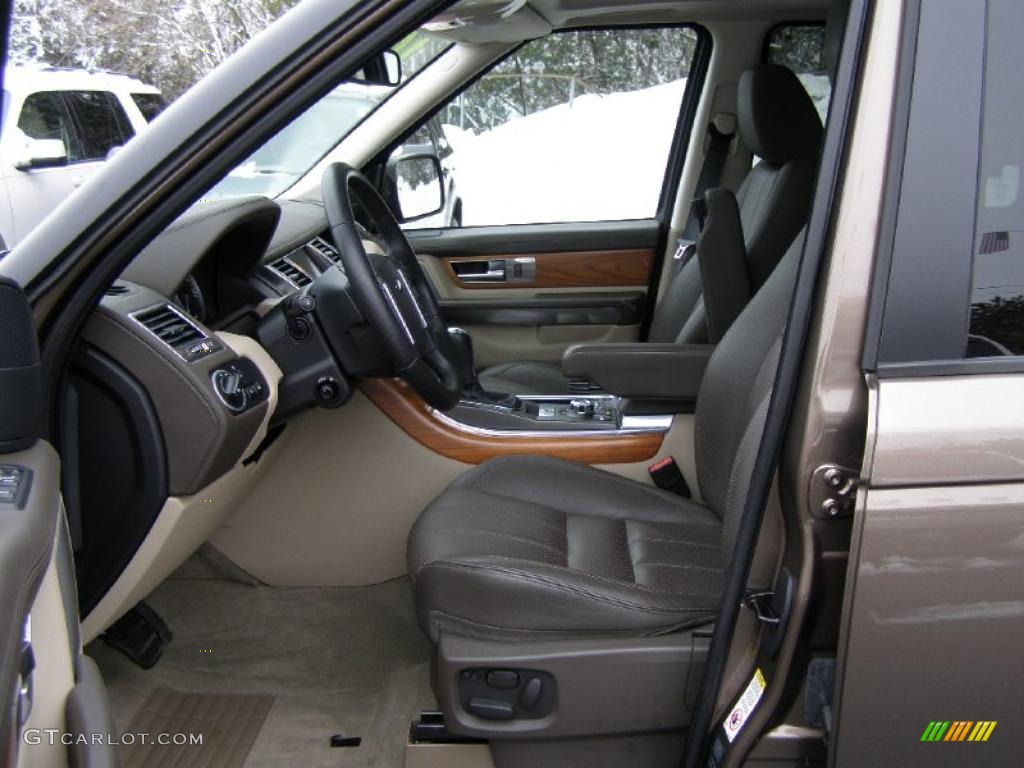 Premium Arabica/Arabica Stitching Interior 2010 Land Rover Range Rover Sport HSE Photo #44298591