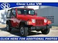 Flame Red - Wrangler X 4x4 Photo No. 1
