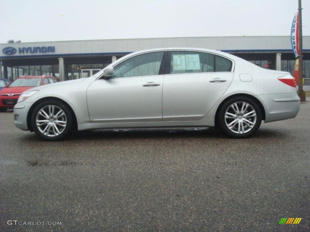Platinum Metallic 2010 Hyundai Genesis 3.8 Sedan Exterior Photo #44300875