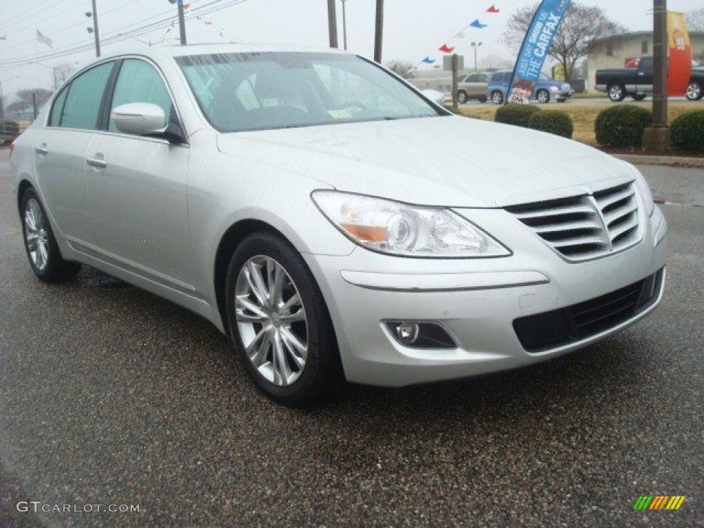 Platinum Metallic 2010 Hyundai Genesis 3.8 Sedan Exterior Photo #44300907