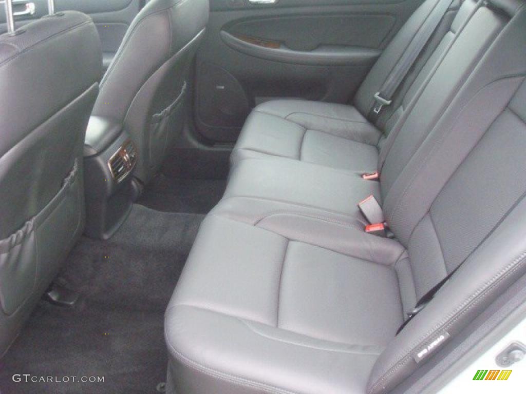 Jet Black Interior 2010 Hyundai Genesis 3.8 Sedan Photo #44300939
