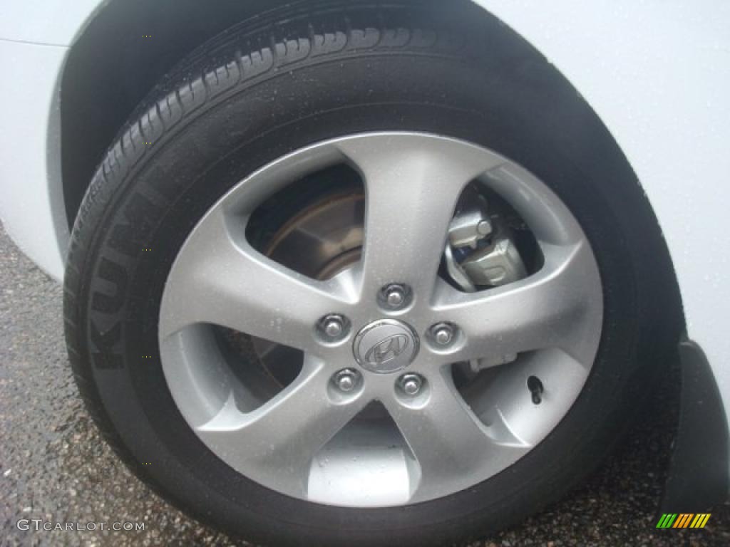 2007 Elantra SE Sedan - Captiva White / Beige photo #18